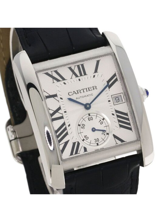Cartier Tank MC LM Watch SS Leather main image 13